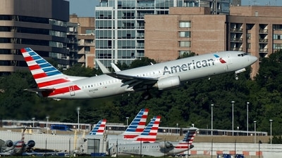 An American Airlines plane's tyre exploded (REUTERS/Joshua Roberts/File Photo - representational image) (REUTERS)