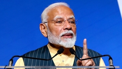 Prime Minister Narendra Modi addresses the Indian community in Vienna on Wednesday. (ANI) Prime Minister Narendra Modi addresses the Indian community in Vienna on Wednesday. (ANI)