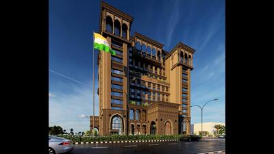 Artist impression of Maharashtra Bhavan in Navi Mumbai (HT PHOTO) Artist impression of Maharashtra Bhavan in Navi Mumbai (HT PHOTO)