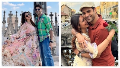 Divyanka Tripathi and Vivek Dahiya were robbed in Florence, losing valuable goods worth Rs. 10 lakhs. (Instagram/@divyankatripathidahiya)
