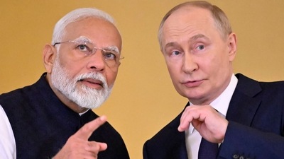 Russian President Vladimir Putin and Indian Prime Minister Narendra Modi (AFP) Russian President Vladimir Putin and Indian Prime Minister Narendra Modi (AFP)