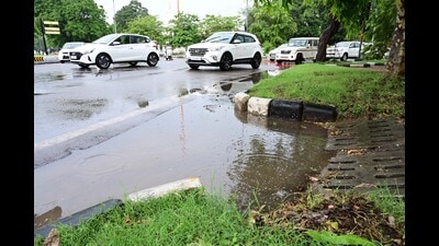 The civic body officials claimed to have rectified the issues in Chandigarh’s worst-affected areas during the last monsoon. (HT File) The civic body officials claimed to have rectified the issues in Chandigarh’s worst-affected areas during the last monsoon. (HT File)