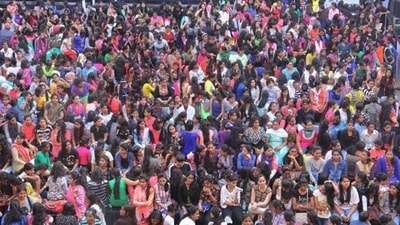 The report puts India’s current population at 1.451 billion, nine million more than what this number was believed to be two years ago. (HT Photo)