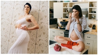 Alexandra Daddario is expecting her first baby. Alexandra Daddario is expecting her first baby.