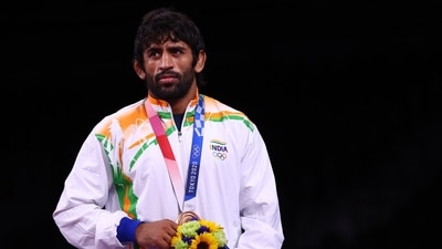Bajrang Punia won bronze in men's freestyle 65kg at the Tokyo Olympics, which was considered a bit of a surprise as he was considered among the favourites to win gold going into the Games. (REUTERS)