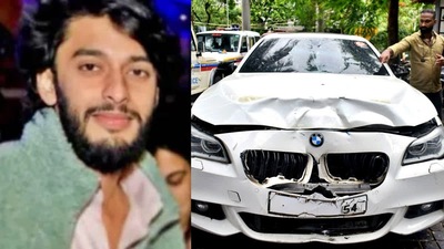 The BMW car driven by Mihir Shah allegedly rammed into a two-wheeler from behind in the Worli area of south-central Mumbai on July 7 morning, killing a woman and injuring her husband. The BMW car driven by Mihir Shah allegedly rammed into a two-wheeler from behind in the Worli area of south-central Mumbai on July 7 morning, killing a woman and injuring her husband.