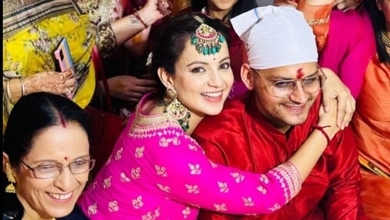 Kangana Ranaut has been dedicating time to her family and relatives after assuming the role of Member of Parliament for the Bhartiya Janata Party (BJP) from Mandi.