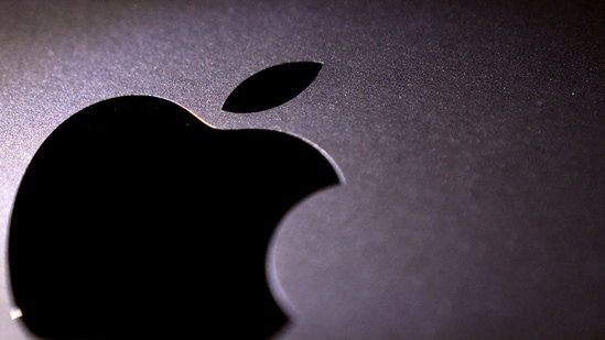 Apple logo is seen in this illustration. Apple warned some iPhone users in India of possible spyware attack.(Reuters)