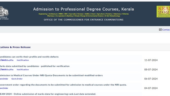 KEAM 2024: Online correction window open at cee.kerala.gov.in. Deadline till July 16, 2024. 