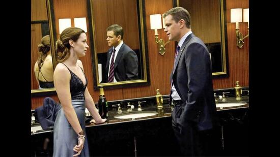 Even the all-knowing entity in The Adjustment Bureau (2011) cannot control the course of Elise’s and David’s lives. Even the all-knowing entity in The Adjustment Bureau (2011) cannot control the course of Elise’s and David’s lives.