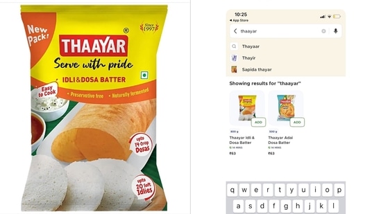 Blinkit added idli and dosa batter after receiving feedback from a Chennai customer. (X/@narayananh)