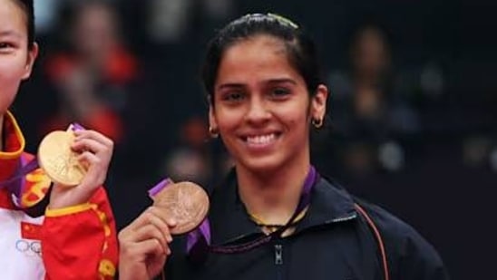 Saina Nehwal became the first Indian badminton player to win an Olympic medal at London 2012. She won bronze in women's singles. (Getty Images)