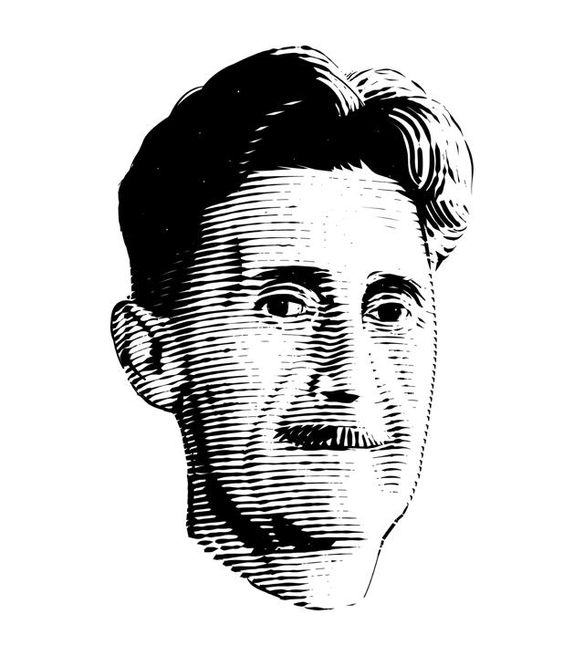 An engraving of George Orwell (howcolour/Shutterstock) An engraving of George Orwell (howcolour/Shutterstock)