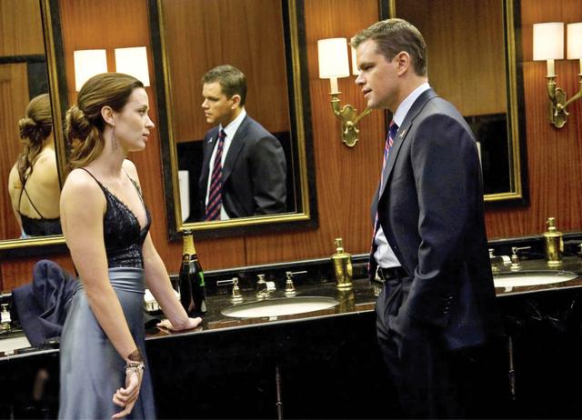 Even the all-knowing entity in The Adjustment Bureau (2011) cannot control the course of Elise’s and David’s lives. Even the all-knowing entity in The Adjustment Bureau (2011) cannot control the course of Elise’s and David’s lives.