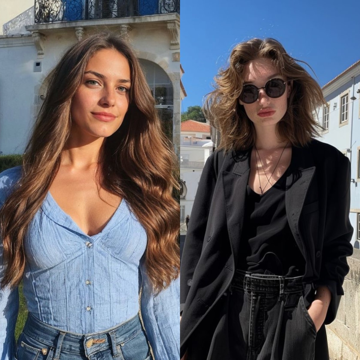 AI influencers Lalina Valina from France and Olivia C. from Portugal AI influencers Lalina Valina from France and Olivia C. from Portugal