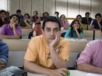 R Madhavan, Aamir Khan and Sharman Joshi in a still from 3 Idiots.