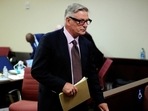 Actor Alec Baldwin exits the courtroom after his hearing in Santa Fe County District Court, Wednesday, July 10, 2024.( Ross D. Franklin/Pool via REUTERS)