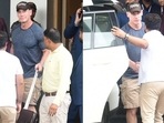 John Cena all smiles as he arrives in Mumbai for Anant Ambani, Radhika Merchant's wedding. John Cena all smiles as he arrives in Mumbai for Anant Ambani, Radhika Merchant's wedding.