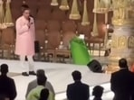 Mukesh Ambani addressed guests at Anant Ambani and Radhika Merchant's wedding. Mukesh Ambani addressed guests at Anant Ambani and Radhika Merchant's wedding.