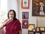 Mumbai, India - March 24, 2023: Mithu Alur, founder chairperson of The Spastic Society of India, poses for the photos, at Colaba, in Mumbai, India, on Friday, March 24, 2023. (Photo by Satish Bate/ Hindustan Times) (Satish Bate/HT PHOTO) Mumbai, India - March 24, 2023: Mithu Alur, founder chairperson of The Spastic Society of India, poses for the photos, at Colaba, in Mumbai, India, on Friday, March 24, 2023. (Photo by Satish Bate/ Hindustan Times) (Satish Bate/HT PHOTO)