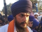 Radical Sikh preacher Amritpal Singh has been detained under the National Security Act (NSA) at Dibrugarh jail in Assam along with nine of his accomplices since April last year. (HT file photo) Radical Sikh preacher Amritpal Singh has been detained under the National Security Act (NSA) at Dibrugarh jail in Assam along with nine of his accomplices since April last year. (HT file photo)