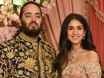 Mukesh Ambani and Nita Ambani's youngest son, Anant Ambani, will marry childhood sweetheart Radhika Merchant in Mumbai today, July 12. (AFP) Mukesh Ambani and Nita Ambani's youngest son, Anant Ambani, will marry childhood sweetheart Radhika Merchant in Mumbai today, July 12. (AFP)