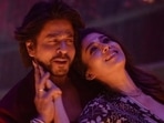 SRK and Nayanthara in a still from Jawan SRK and Nayanthara in a still from Jawan
