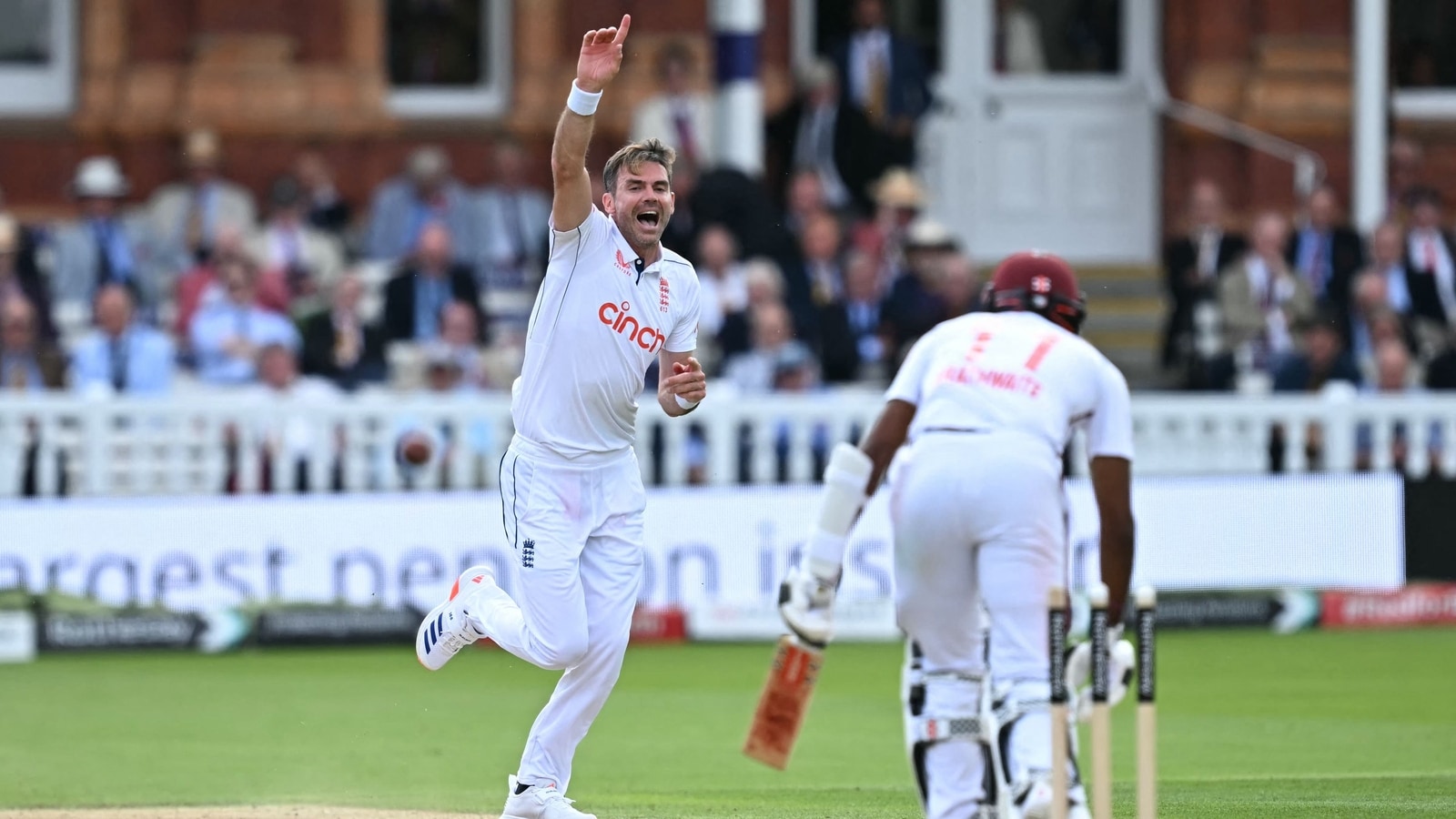 Watch: James Anderson stunner leaves Kraigg Brathwaite stunned in England legend’s final Test innings