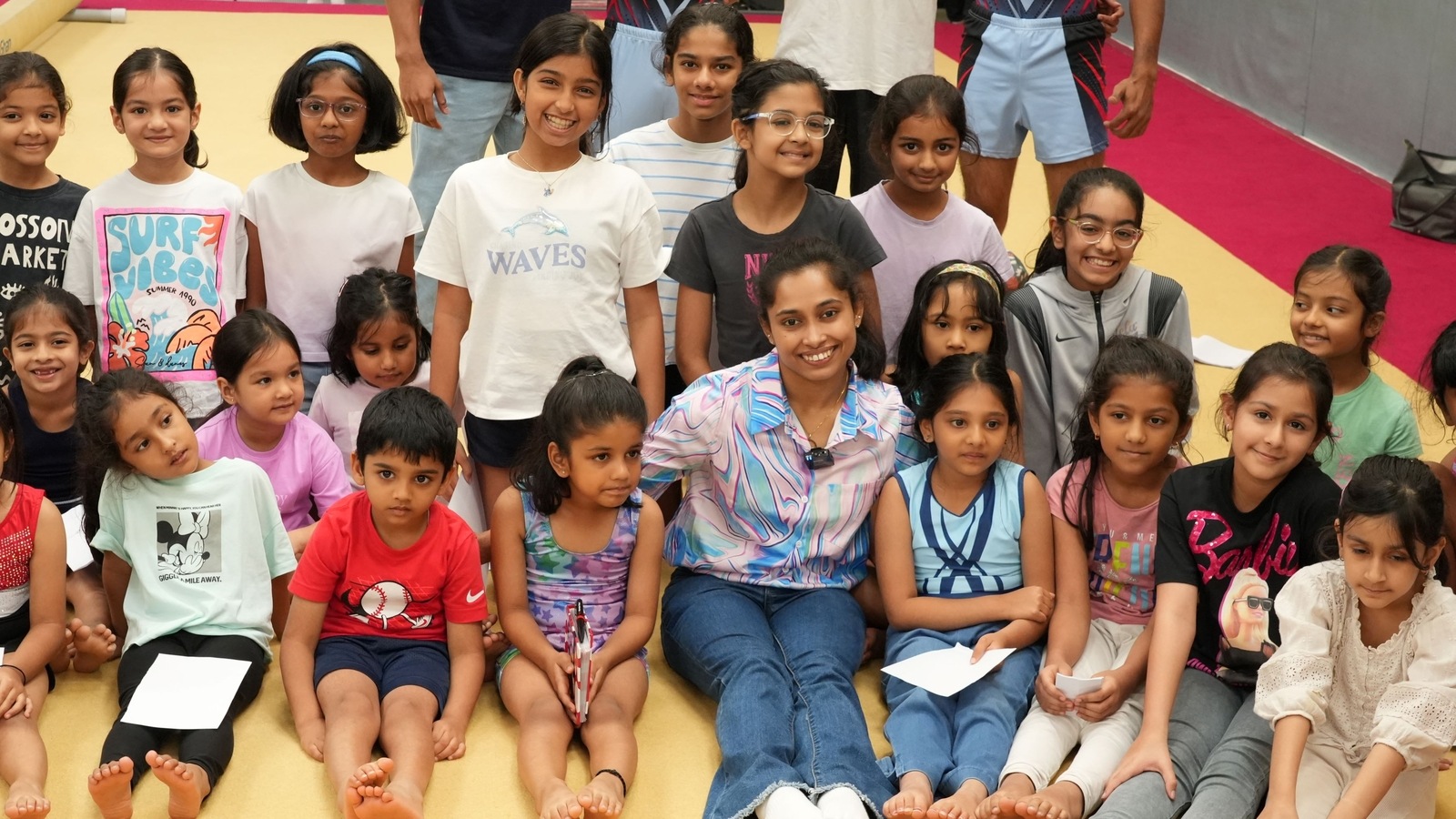 Dipa Karmakar Inspires Young Gymnasts at Leap Gymnastics