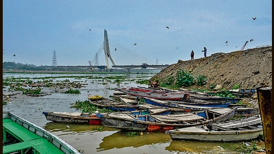 A year since the floods, many areas still bear scars from the floods, but little appears to have been done in terms of preventing a similar disaster. (Raj K Raj/HT Photo) A year since the floods, many areas still bear scars from the floods, but little appears to have been done in terms of preventing a similar disaster. (Raj K Raj/HT Photo)