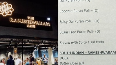 Bengaluru's Rameshwaram Cafe will serve different types of dosa, idli, and vada at Anant Ambani's wedding. (File Photo) Bengaluru's Rameshwaram Cafe will serve different types of dosa, idli, and vada at Anant Ambani's wedding. (File Photo)