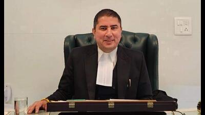 Elected as the HC Bar body chief in December 2021, Vikas Malik was booked on the complaint of advocate Ranjit Singh, a resident of Sector 23-D, Chandigarh. (HT Photo)