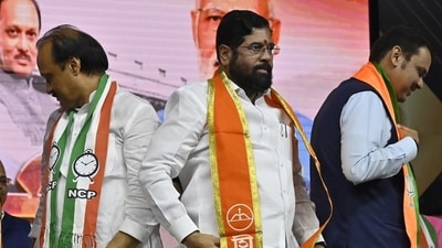 Many political leaders and their supporters are facing inconvenient moments praising old rivals after their party’s inclusion in Mahayuti or Maha Vikas Aghadi alliance. ((PIC FOR REPRESENTATION)) Many political leaders and their supporters are facing inconvenient moments praising old rivals after their party’s inclusion in Mahayuti or Maha Vikas Aghadi alliance. ((PIC FOR REPRESENTATION))