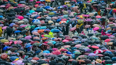 Earlier in the week, Mumbai experienced intense rainfall, leading to major waterlogging and flooding of suburban railway stations, with 170 mm of rain being recorded in 3 hours. (PTI Photo) (PTI) Earlier in the week, Mumbai experienced intense rainfall, leading to major waterlogging and flooding of suburban railway stations, with 170 mm of rain being recorded in 3 hours. (PTI Photo) (PTI)