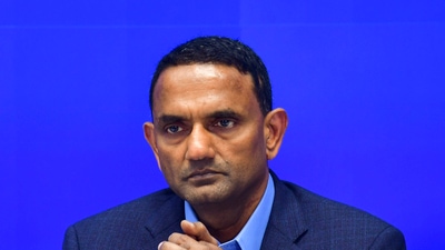K. Krithivasan, Chief Executive Officer and Managing Director, Tata Consultancy Services (TCS) during the announcement of the Q1 financial results 2024-25 at a press conference, in Mumbai. (PTI) K. Krithivasan, Chief Executive Officer and Managing Director, Tata Consultancy Services (TCS) during the announcement of the Q1 financial results 2024-25 at a press conference, in Mumbai. (PTI)