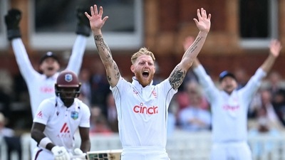 Ben Stokes took two wickets on Day 2 (AFP) Ben Stokes took two wickets on Day 2 (AFP)