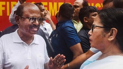 West Bengal government's petition mentions that eight bills passed since 2022 have been left without any action from governor CV Anand Bose. (PTI) West Bengal government's petition mentions that eight bills passed since 2022 have been left without any action from governor CV Anand Bose. (PTI)