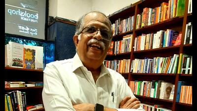 Venkatesh KV, founder of Nagasri Book House. (Charumati Supraja) Venkatesh KV, founder of Nagasri Book House. (Charumati Supraja)