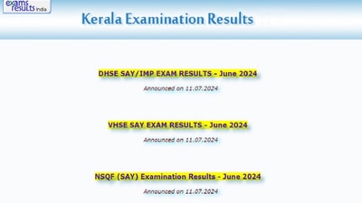 Kerala Plus Two SAY Result 2024 declared, direct links here Kerala Plus Two SAY Result 2024 declared, direct links here