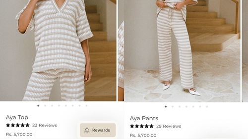 Priyanka's outfit costs ₹11,400. (saboskirt.com) Priyanka's outfit costs ₹11,400. (saboskirt.com)