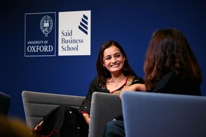 Dia Mirza at Oxford India Forum, a conversation on Environment Advocacy