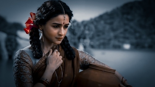 Alia Bhatt in a still from RRR Alia Bhatt in a still from RRR