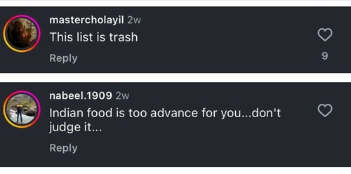 A few comments on the post of Worst Rated Indian Foods by Taste Atlas A few comments on the post of Worst Rated Indian Foods by Taste Atlas