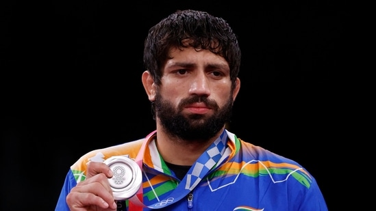 Ravi Dahiya won silver in men's freestyle 57kg at the Tokyo Olympics. His immediate reaction after the achievement was that he was disappointed he didn't win gold,. Both Ravi and Bajrang won't have a chance to improve on their medals though as they have failed to qualify for the Paris Olympics. 