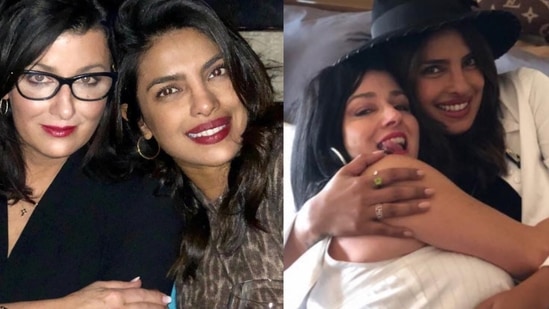 Priyanka Chopra Jonas with her mother-in-law, Denise Jonas