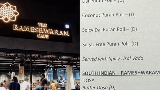 Bengaluru's Rameshwaram Cafe will serve different types of dosa, idli, and vada at Anant Ambani's wedding. (File Photo)