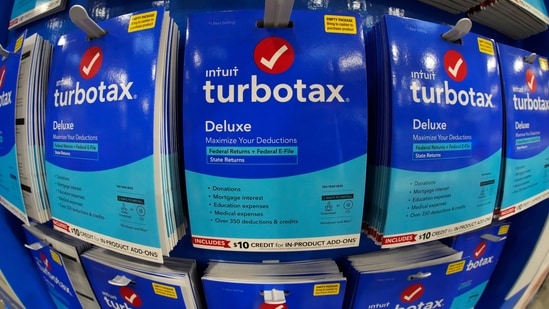 Tax preparation and financial software company Intuit announced an AI-focused reorganization plan Wednesday, July 10, 2024, that includes laying off about 10% of its workforce.(AP)