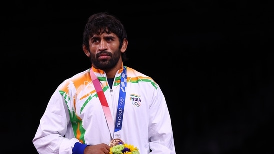 Bajrang Punia won bronze in men's freestyle 65kg at the Tokyo Olympics, which was considered a bit of a surprise as he was considered among the favourites to win gold going into the Games.(REUTERS)