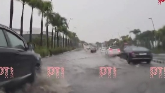 The heavy rains have not only caused issues on ground, but have also led to air traffic congestion. (PTI)