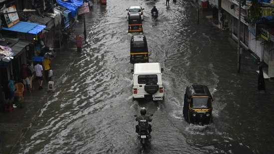Moderate to heavy showers are likely to continue in the city till July 15, as well as in adjoining districts. (Satish Bate/Hindustan Times)